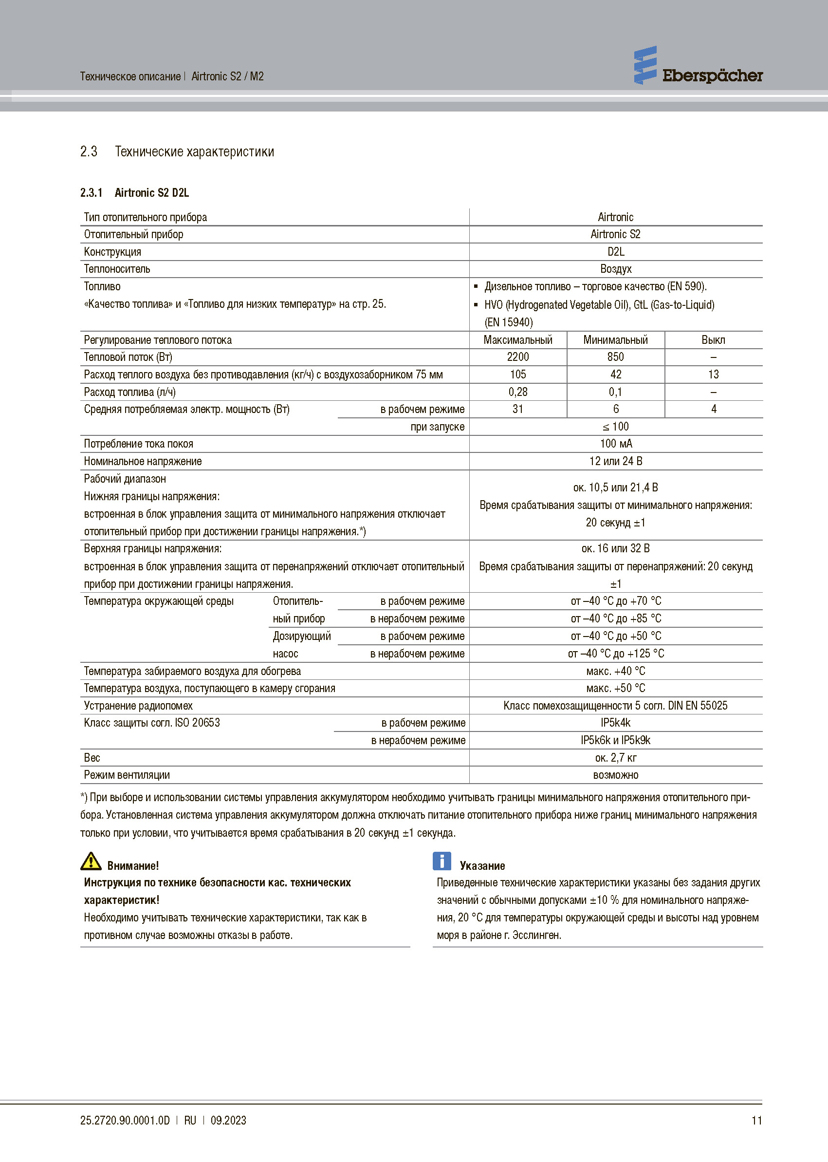 Инструкция AIRTRONIC M2 D4L страница 7